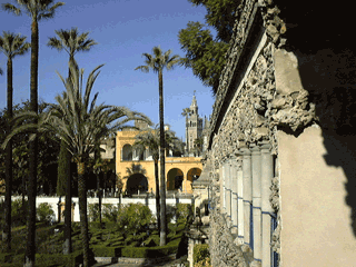 Change blindness example - Royal Palace, Seville